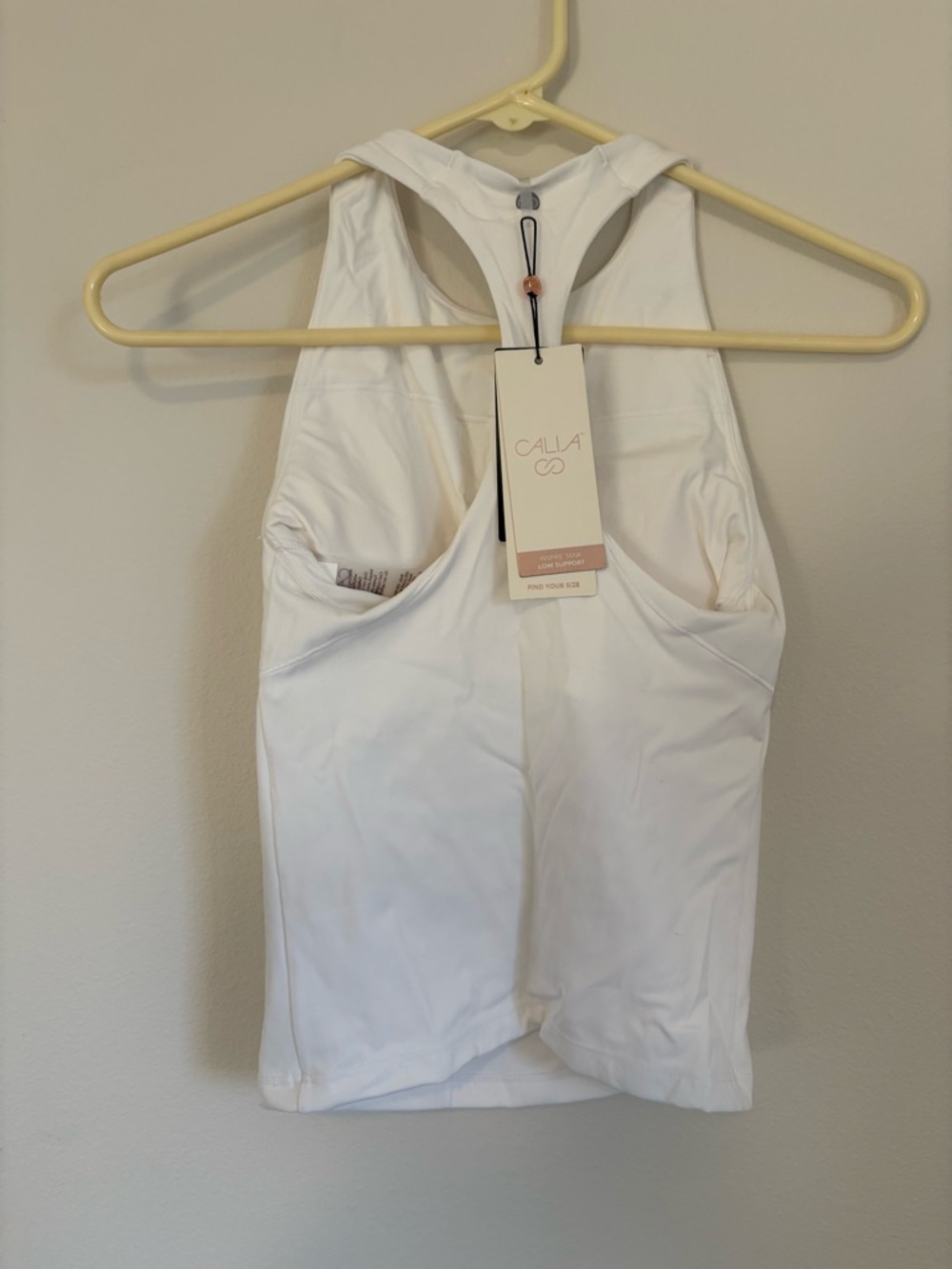 White Calia activewear tank top - Picture 2 of 2